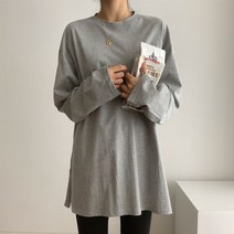 에이치스 촉감대박 기모안감 스판 겨울 기본 레이어드 롱티셔츠