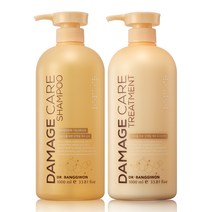 닥터방기원 데미지 케어 샴푸 + 트리트먼트 세트, 1세트, 1000ml
