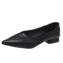 빈슈 언발 앞코 스틸레토 로우힐