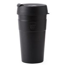 킵컵 써말 스텐 리유저블컵 L, 블랙, 454ml