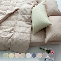 데이메이드 프루티 시어서커 여름 차렵이불, 핑크베이지