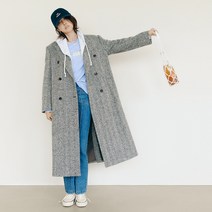 로브로브 여성용 DOUBLE BUTTON MANISH COAT