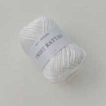 뜨개사계절 라탄실, 화이트, 1개