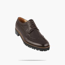 피렌체아뜨리에 남성용 이중가공 코만도솔을 매치한 캐주얼 윙팁슈즈 1187