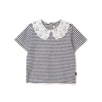 페리미츠 여아용 단가라 카라 티셔츠 P2321T164