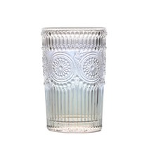 세븐키친 쥴리드 오로라 유리 하이볼 잔 360ml, 화이트, 1개