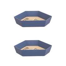 앤티스 로벨리아 이중 배수 바구니 삼각, 블루, 2개