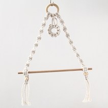 룻츠 마크라메 키친타올 걸이 2p, 화이트B