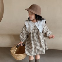 여아용 C 빅카라 원피스