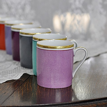 레이첸바흐 컬러 머그컵, 바이올렛골드, 1개