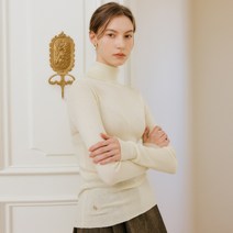 룩캐스트 여성용 BELL TURTLENECK WOOL KNIT TOP
