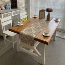 비에스업 디자인 테이블 러너, 05 꽃, 32 x 160 cm