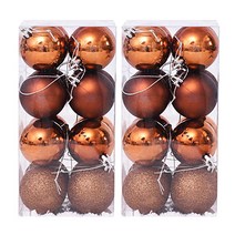 파티해 믹스볼 트리 장식 세트 16p x 2세트, 버건디