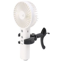 모런 차량용 무선 선풍기 + 멀티크랩 + 후크형 거치대 세트, MR-FR116(선풍기), 화이트(선풍기)
