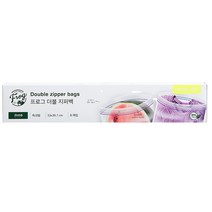프로그 더블 지퍼백 8p, 특대(XL) 이상, 8매입, 1개