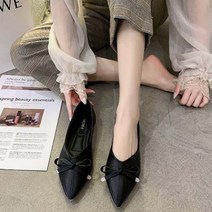 TCR 레이디 리본 플랫슈즈