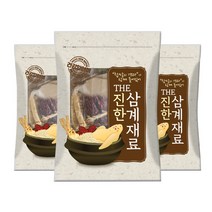 찹쌀과 견과가 함께 있어 더 진한 삼계 재료, 250g, 3개