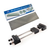 제우스 다이아몬드 양면 숫돌 1200 / 400방 LX-1602 + 제우스 고무 숫돌 받침대 세트, 1세트