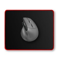 인데나 올인원 무소음 무선 블루투스 5.0 겸용 버티컬마우스 IND-M618GB + 프리미엄 게이밍 마우스패드 IND-270x220, 다크그레이