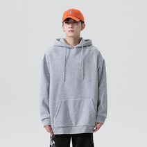 스타빈 무지컬러 루즈핏 후드티