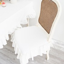 까사스토리 루이스 식탁의자 커버링, 화이트