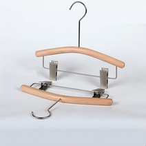센스이따 아동용 원목 옷걸이 바지걸이 08 라운드 후크 15cm P56, 무광, 5개입