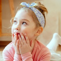 채니봉봉 여아용 비밀정원 고무줄 헤어밴드