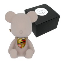 라띠크제이 엠블럼 베어 차량용 방향제 포르쉐 베이지 + 리필 블랙체리 5ml, 1세트