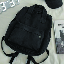 스미스브라더스 여성용 캔버스 토트 백팩