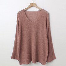 럽스 여성용 레이니 브이넥 니트