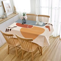 페어링 북유럽풍 모란디컬러 린넨 식탁보, ZB307, 4인용(140 x 180 cm)