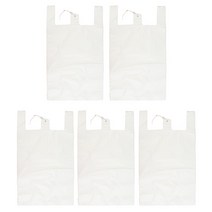 애니돌 손잡이 마트 비닐봉투 유백, 8L, 500개