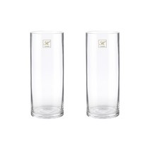 삼호유리 스윗 원형 유리 화병 2p