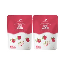 리틀스푼 동결건조 싱싱 사과칩, 15g, 2개