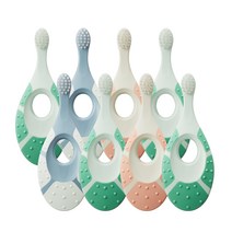 조르단 그린클린 베이비 스텝 1단계 유아 칫솔 8p 세트, 랜덤발송, 1세트