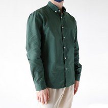 해리슨 남성용 데일리 베이직 코튼 긴팔 셔츠 HA-1006 THE1008