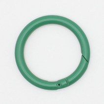 동대문단추왕 컬러 원터치 오픈형 오링 25mm, 그린, 2개