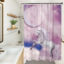 마켓에이 유니크 에니멀픽쳐 샤워커튼 YL020 165 x 180 cm, 1개