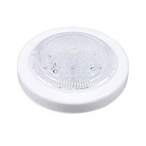 원하 LED 욕실 방습 원형 직부등 전구색 15W, 화이트, 1개