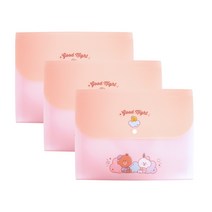브라운앤프렌즈 도큐먼트 화일, 핑크, 3개