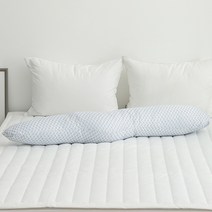 타카타카 쿨링핏 냉감 여름 바디필로우 솜포함, 블루
