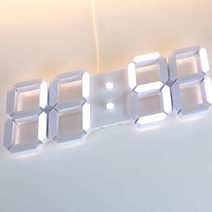 로이레트니 무드 PLUS 3세대 LED 벽시계 3.3m, 크림 무드
