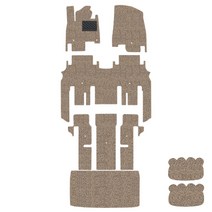 포시즌 9인승 자동차 1 + 2 + 3열 분리 + 트렁크 컴포트유 코일매트 브라운, 카니발 KA4 4세대