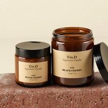 에인디 시그니처 캔들 100g + 200g 세트, 블랙체리, 1세트