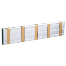 제이씨피 실버 히든 멀티 후크 랙, 골드, 1개