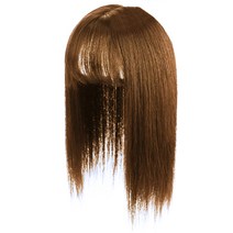 하이유니 스트레이트 펌 정수리 탑커버 헤어피스 35cm, 라이트브라운, 1개