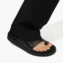 세컨드아뜨리에 패널분리 미니멀 레더 슬리퍼 2NDS030B