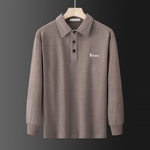 남성용 마켓A 독일벨벳 긴팔 카라티