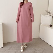 아이엠수 코코 기모 베이직 원피스