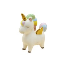 신비로운 인테리어 파스텔 유니콘 저금통, 퍼플스카이, 1개